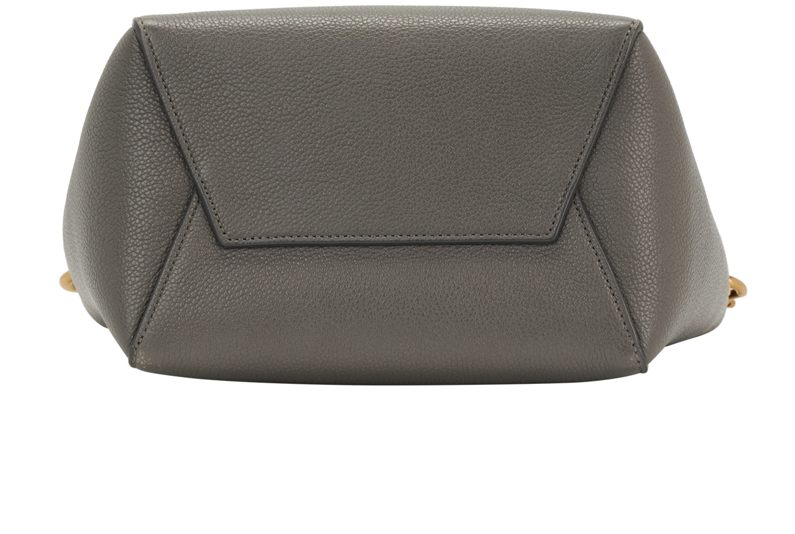 Small Sangle Bucket Bag, &pound;695, Handbags, Grey, Leather, Top view